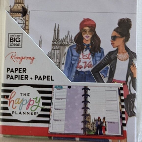 NWT Happy Planner Rong Rong 60 pg Mini Half Sheet Paper Pack Fashion Journal NEW - Picture 2 of 8